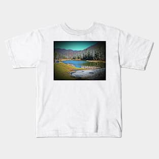 Lost Moment By A Lake Kids T-Shirt